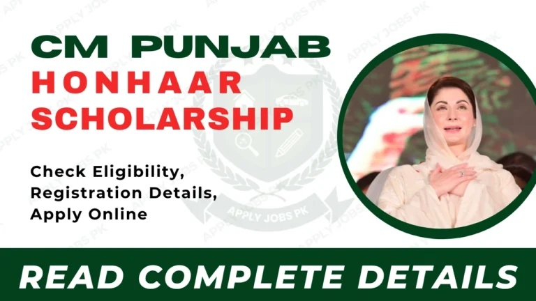Chief Minister Honhaar Scholarship Program 2025 Phase 3 – Complete Application & Problem Solutions Guide